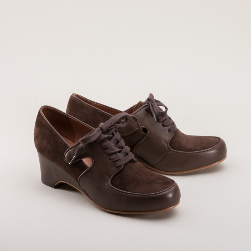 wedge oxfords