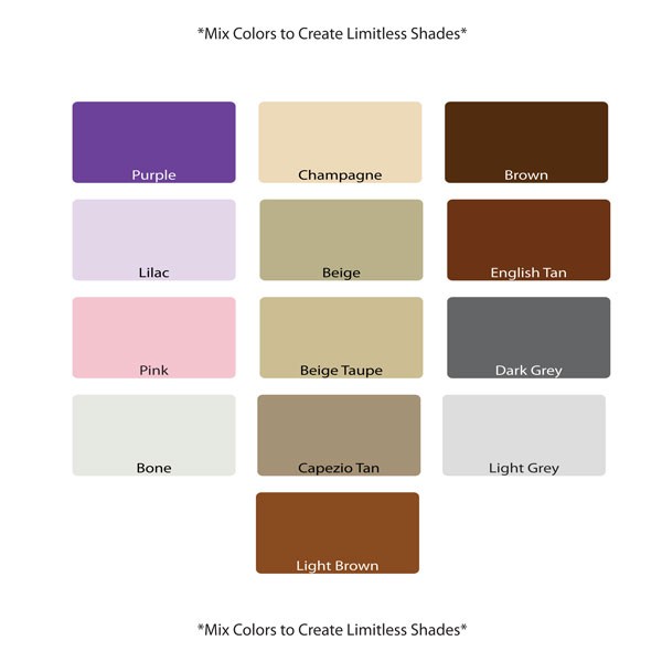 Angelus Leather Paint Colour Chart